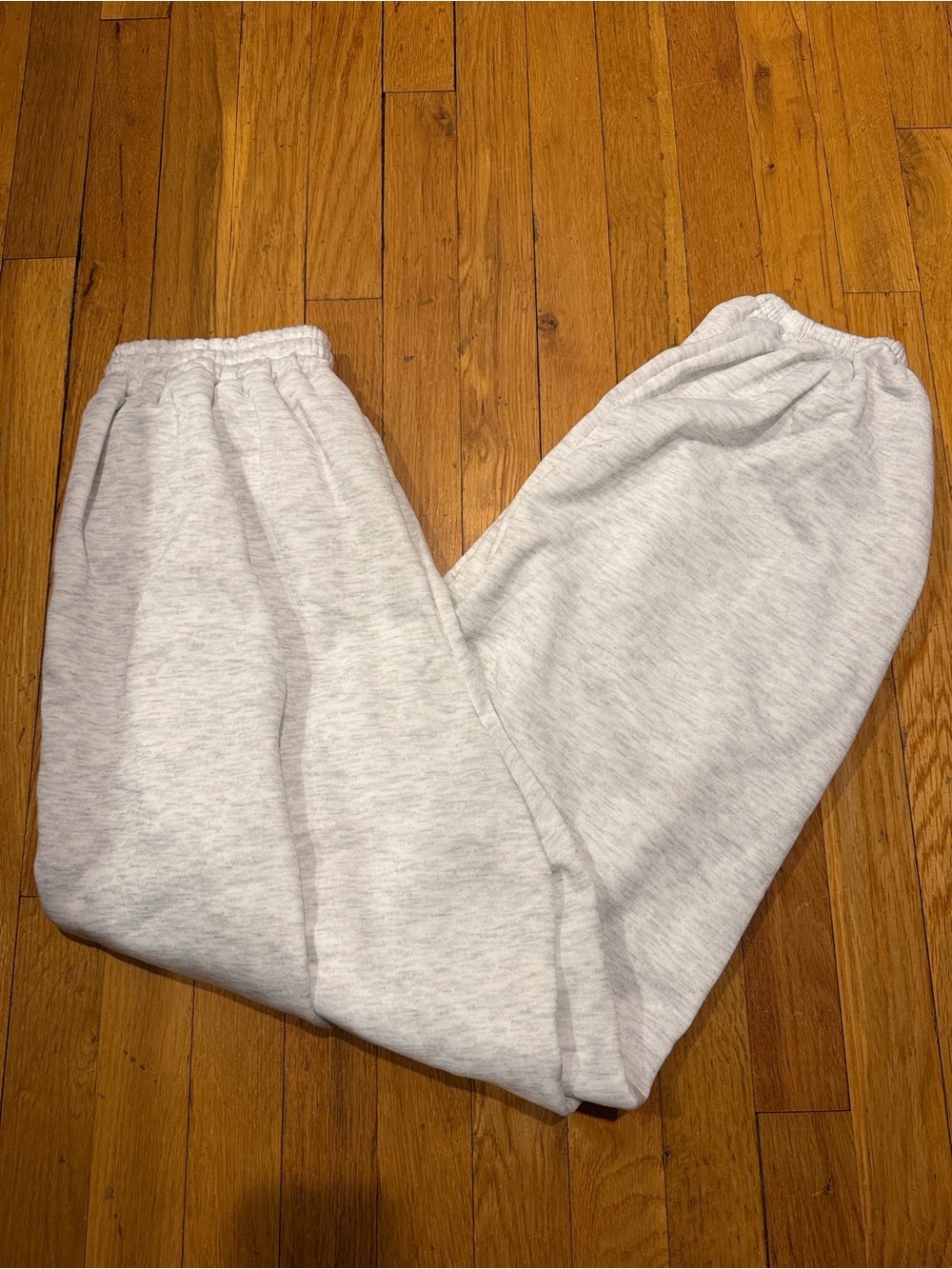 SHEIN Light Gray Women's Fleece Jogger Sweatpants